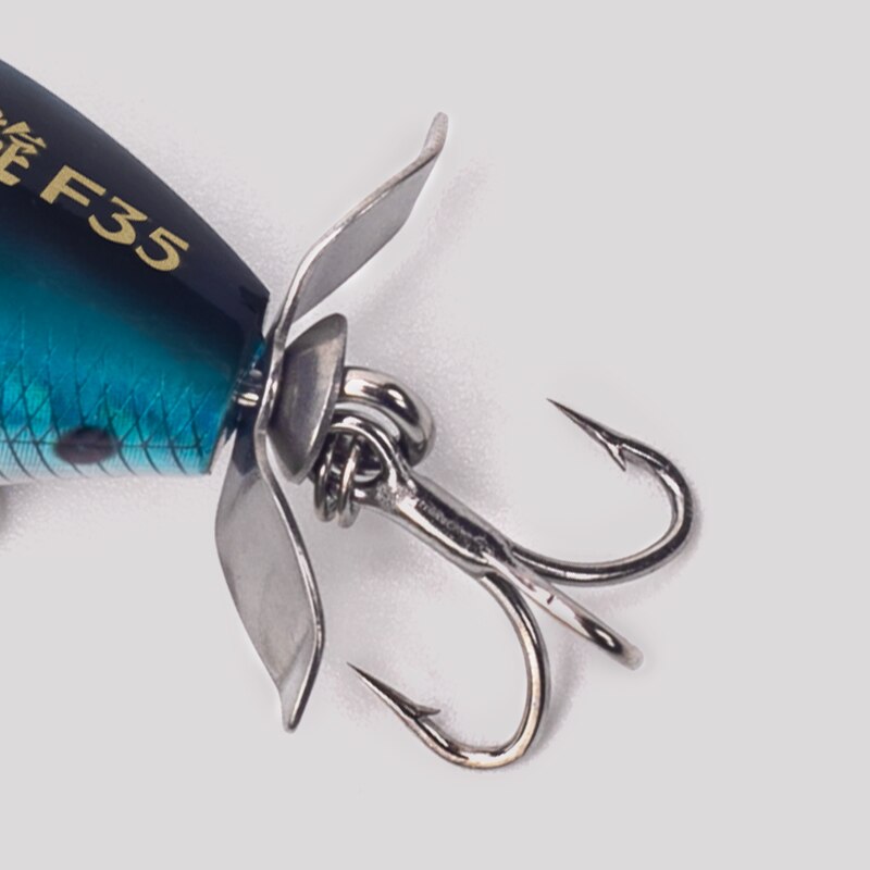 Kingdom Cánh Quạt Topwater Pop - đánh giá và giá Fishing Lure Soft Plastic