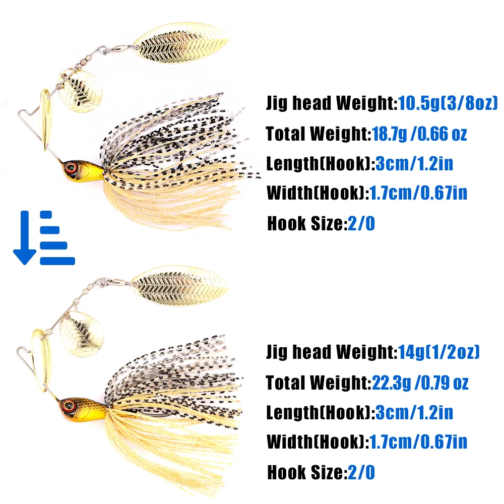 B&U Metal Blade Fishing Lure S - đánh giá và giá Fishing Lure Blade Bait