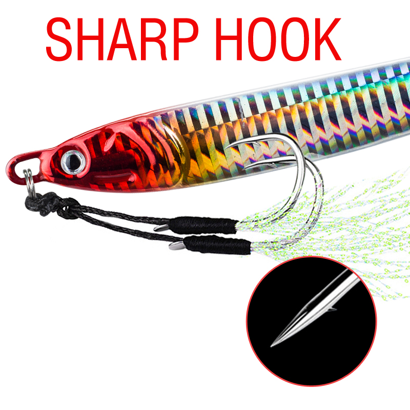 7Pcs 40g 60g 80g 100g Luminous - đánh giá và giá Fishing Lure Spoon