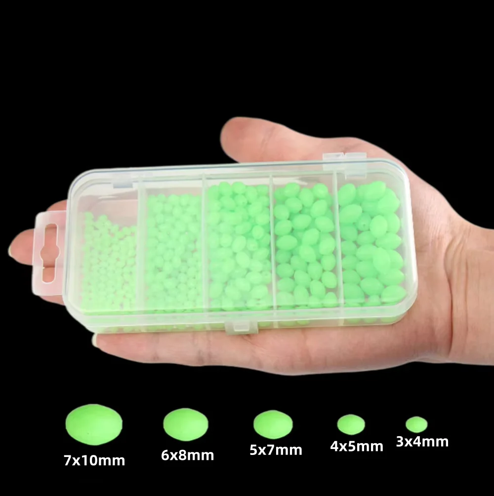 375Pcs/Set Night Luminous Fish - đánh giá và giá Fishing Lure Soft Plastic