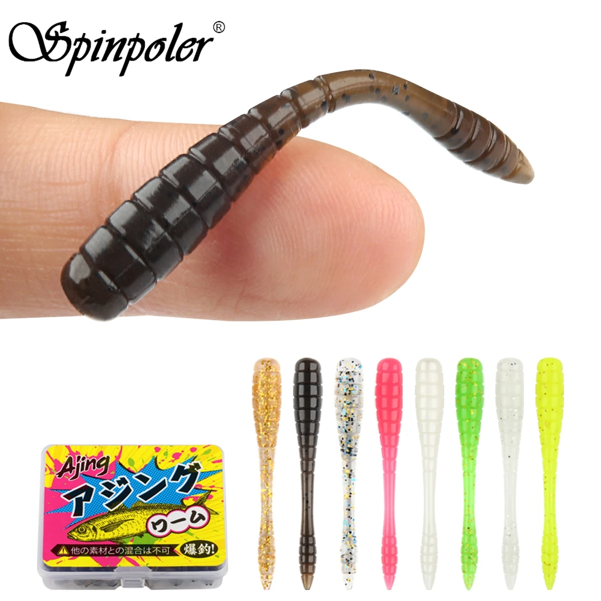 Spinpoler TPR Ajing Soft Lures - đánh giá và giá Fishing Lure Topwater